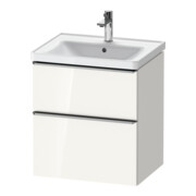 Duravit Meuble sous lavabo D-Neo 58,4x45,2x62,5cm, 1 porte, ES blanc/bois laqué brillant
