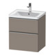 Duravit Meuble sous-lavabo D-Neo 58,4x45,2x62,5cm, 1 porte, ES geb/Bas ma-1