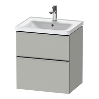 Duravit Meuble sous-lavabo D-Neo 58,4x45,2x62,5cm, 1 porte, ES jaune/gris ma