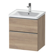 Duravit Meuble sous lavabo D-Neo 58,4x45,2x62,5cm, 1 porte, ES laqué/Oeuf mat-1