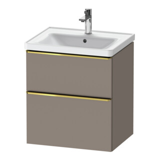 Duravit Meuble sous-lavabo D-Neo 58,4x45,2x62,5cm, 1 porte, poli/noir mat