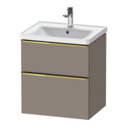 Duravit Meuble sous-lavabo D-Neo 58,4x45,2x62,5cm, 1 porte, poli/noir mat