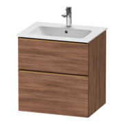 Duravit Meuble sous-lavabo D-Neo 61x46,2 cm, b chêne/Nu N, 1 porte, 1 tiroir-1