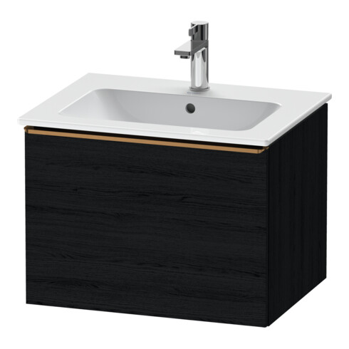 Duravit Meuble sous-lavabo D-Neo 61x46,2 cm, blanc, 1 tiroir, suspendu