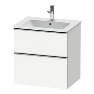 Duravit Meuble sous-lavabo D-Neo 61x46,2 cm, blanc brillant, 1 porte, 1 tiroir