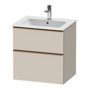 Duravit Meuble sous lavabo D-Neo 61x46,2 cm, blanc brillant, 1 porte, 1 tiroir-1