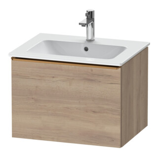 Duravit Meuble sous-lavabo D-Neo 61x46,2 cm, blanc brillant, 1 tiroir, suspendu