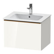 Duravit Meuble sous-lavabo D-Neo 61x46,2 cm, blanc brillant, 1 tiroir, suspendu