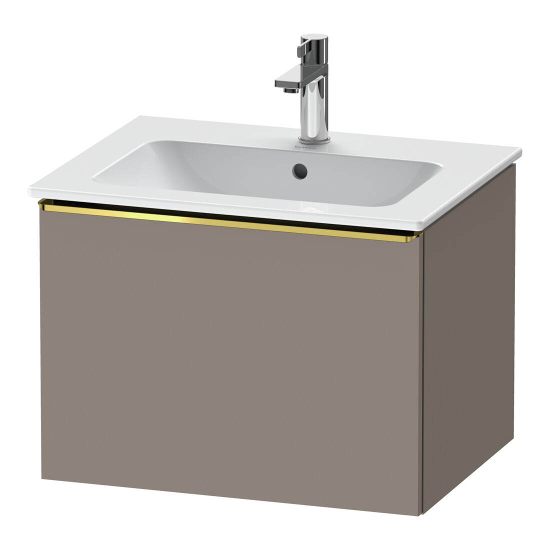 Duravit Meuble sous-lavabo D-Neo 61x46,2 cm, blanc brillant, 1 tiroir, suspendu