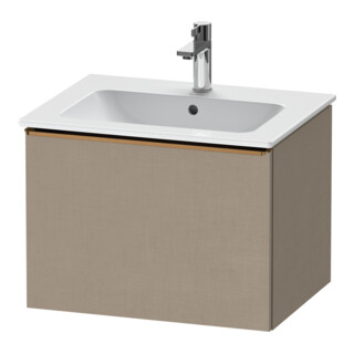 Duravit Meuble sous-lavabo D-Neo 61x46,2 cm, blanc lin, 1 tiroir, suspendu