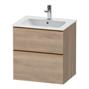 Duravit Meuble sous-lavabo D-Neo 61x46,2 cm, blanc mat, 1 porte, 1 tiroir-1