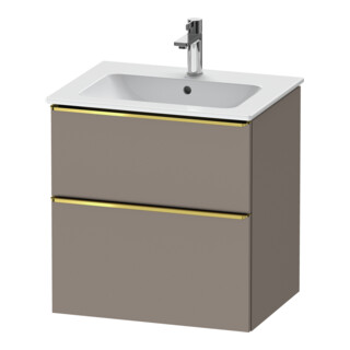 Duravit Meuble sous-lavabo D-Neo 61x46,2 cm, blanc poli/Bas m, 1 porte, 1 tiroir