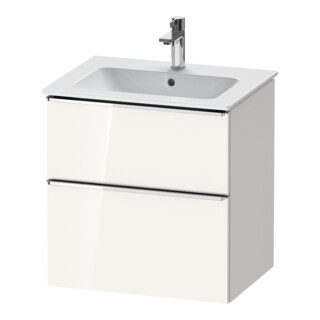 Duravit Meuble sous lavabo D-Neo 61x46,2 cm, c/w hgl, 1 tiroir, 1 coulissant