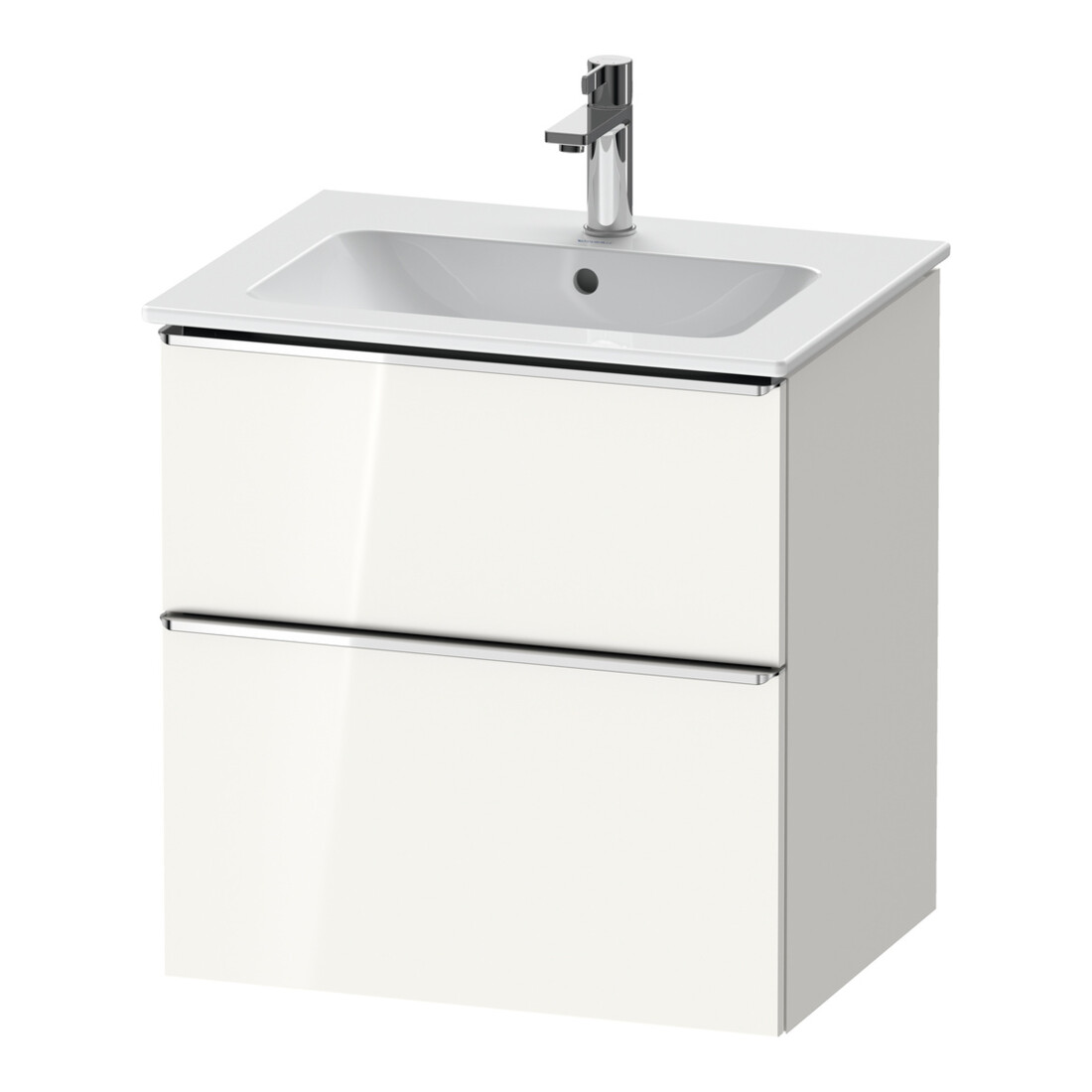 Duravit Meuble sous lavabo D-Neo 61x46,2 cm, c/w hgl, 1 tiroir, 1 coulissant