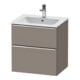 Duravit Meuble sous lavabo D-Neo 61x46,2 cm, ch/Bas ma, 1 tiroir, 1 coulissant-1