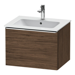 Duravit Meuble sous-lavabo D-Neo 61x46,2 cm, ch/nb foncé, 1 tiroir, suspendu