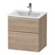 Duravit Meuble sous-lavabo D-Neo 61x46,2 cm, chêne/épicéa, 1 tiroir, 1 coulissant-1