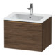 Duravit Meuble sous lavabo D-Neo 61x46,2 cm, chêne foncé, 1 tiroir, suspendu-1
