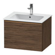 Duravit Meuble sous lavabo D-Neo 61x46,2 cm, chêne foncé, 1 tiroir, suspendu