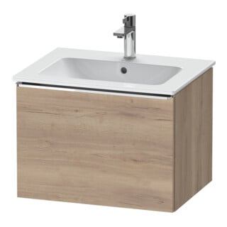 Duravit Meuble sous lavabo D-Neo 61x46,2 cm, chêne/œuf marbré, 1 tiroir, suspendu