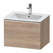 Duravit Meuble sous lavabo D-Neo 61x46,2 cm, chêne/œuf marbré, 1 tiroir, suspendu