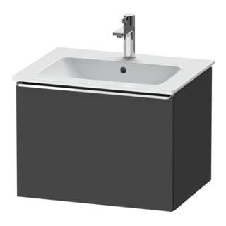Duravit Meuble sous-lavabo D-Neo 61x46,2 cm, chr/Grap ma, 1 tiroir, suspendu