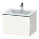 Duravit Meuble sous-lavabo D-Neo 61x46,2 cm, chrome/blanc, 1 tiroir, suspendu-1
