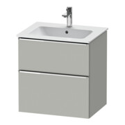 Duravit Meuble sous lavabo D-Neo 61x46,2 cm, chrome/mat, 1 tiroir, 1 coulissant-1