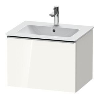 Duravit Meuble sous-lavabo D-Neo 61x46,2 cm, ES blanc/brillant, 1 tiroir, suspendu