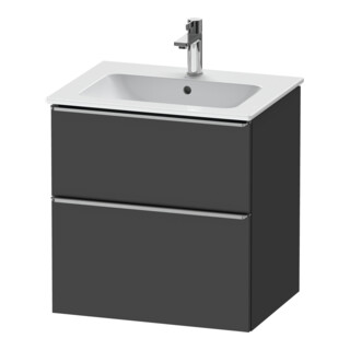 Duravit Meuble sous-lavabo D-Neo 61x46,2 cm, ES blanc/gris m, 1 porte, 1 tiroir