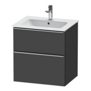 Duravit Meuble sous-lavabo D-Neo 61x46,2 cm, ES blanc/gris m, 1 porte, 1 tiroir
