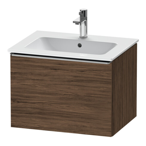 Duravit Meuble sous lavabo D-Neo 61x46,2 cm, ES geb/Nu d, 1 tiroir, suspendu