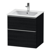 Duravit Meuble sous-lavabo D-Neo 61x46,2 cm, ES laqué/Blanc, 1 porte, 1 tiroir-1