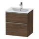 Duravit Meuble sous-lavabo D-Neo 61x46,2 cm, ES laqué/noyer, 1 porte, 1 tiroir-1