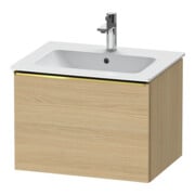 Duravit Meuble sous-lavabo D-Neo 61x46,2 cm, g pol/Oeuf Nat, 1 tiroir, suspendu