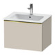 Duravit Meuble sous-lavabo D-Neo 61x46,2 cm, g pol/Tau ma, 1 tiroir, suspendu mural-1