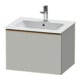 Duravit Meuble sous-lavabo D-Neo 61x46,2 cm, gris béton, 1 tiroir, suspendu-1