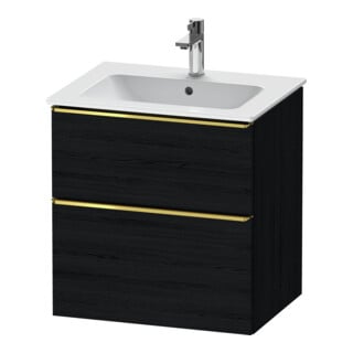 Duravit Meuble sous-lavabo D-Neo 61x46,2 cm, gris perle/ivoire, 1 porte, 1 tiroir
