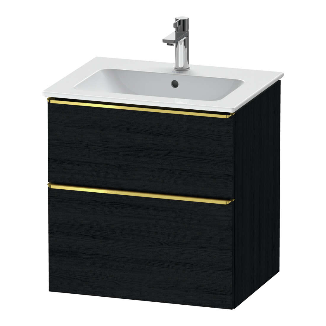 Duravit Meuble sous-lavabo D-Neo 61x46,2 cm, gris perle/ivoire, 1 porte, 1 tiroir