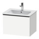 Duravit Meuble sous-lavabo D-Neo 61x46,2 cm, noir/blanc mat, 1 tiroir, suspendu-1