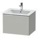 Duravit Meuble sous-lavabo D-Neo 61x46,2cm, chrome/béton mat, 1 tiroir, suspendu-1