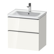 Duravit Meuble sous lavabo D-Neo 63,4x45,2 cm, avec hgl, 1 tiroir, 1 coulissant