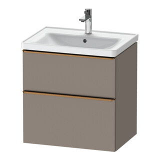 Duravit Meuble sous lavabo D-Neo 63,4x45,2 cm, b chêne/bas m, 1 tiroir, 1 porte