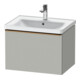 Duravit Meuble sous lavabo D-Neo 63,4x45,2 cm, b chêne/gris mat, 1 tiroir, suspendu-1