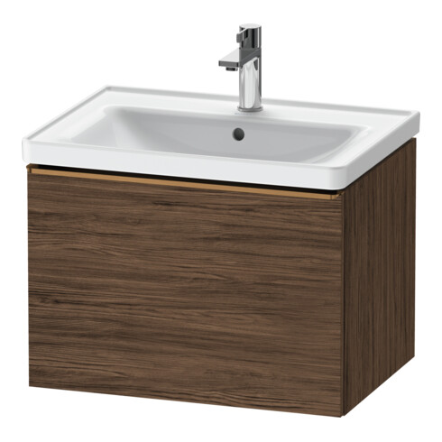 Duravit Meuble sous-lavabo D-Neo 63,4x45,2 cm, b chêne naturel, 1 tiroir, suspendu