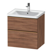 Duravit Meuble sous-lavabo D-Neo 63,4x45,2 cm, b chêne/Nu N, 1 porte, 1 tiroir