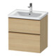 Duravit Meuble sous-lavabo D-Neo 63,4x45,2 cm, b ouvert/Oeuf N, 1 porte, 1 tiroir-1