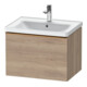 Duravit Meuble sous-lavabo D-Neo 63,4x45,2 cm, blanc, 1 tiroir, suspendu mural-1