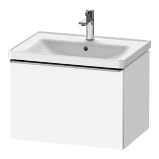 Duravit Meuble sous-lavabo D-Neo 63,4x45,2 cm, blanc brillant, 1 tiroir, suspendu