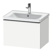 Duravit Meuble sous-lavabo D-Neo 63,4x45,2 cm, blanc brillant, 1 tiroir, suspendu